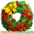 Flower Holiday Wreath