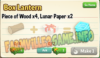 Box Lantern Recipe