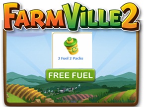 FREE Farmville 2 FUEL 2 Packs