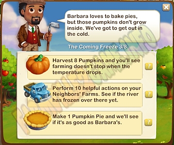 Happiness is a Warm Pie Quests