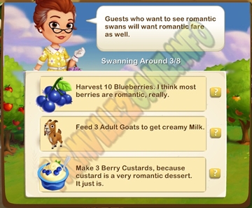 Farmville 2 It's Berry Romantic Quest