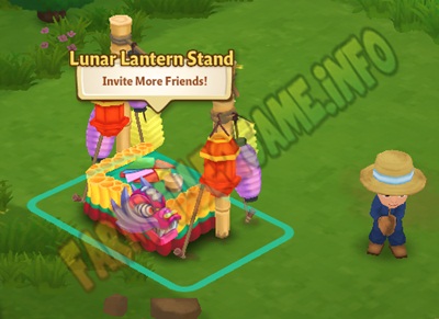 Lunar Lantern Stand actual photo in farm