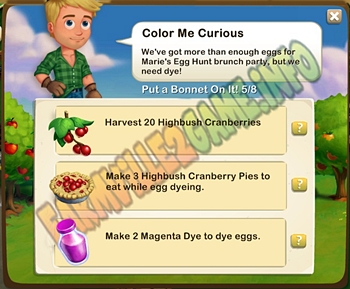 Farmville 2 Color Me Curious