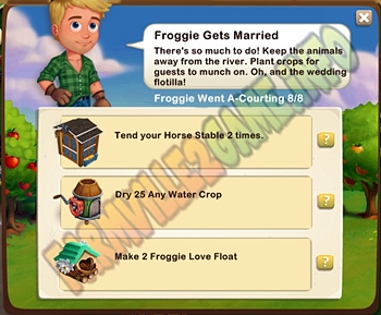 Farmville 2 Froggie Gets Married