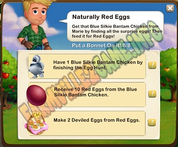 Farmville 2 Naturally Red Eggs